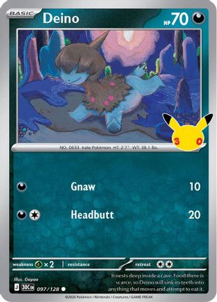 Deino (097/128) - M3C  - null - Holofoil