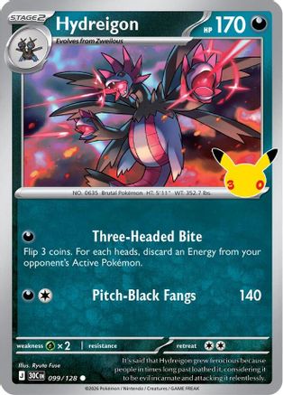 Hydreigon (099/128) - M3C  - null - Holofoil