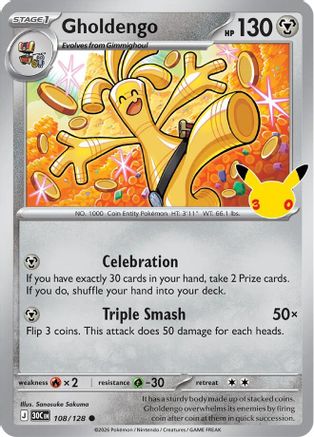 Gholdengo (108/128) - M3C  - Common - Holofoil