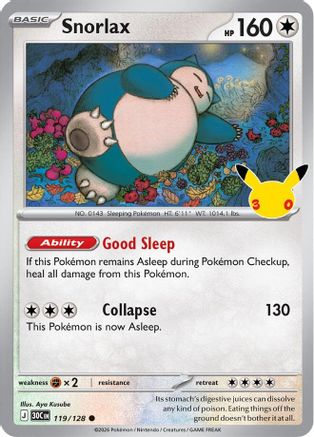 Snorlax (119/128) - M3C  - null - Holofoil