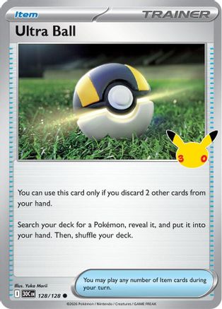 Ultra Ball (128/128) - M3C  - Common - Holofoil