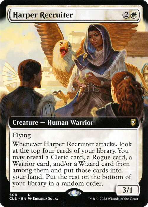 Harper Recruiter (CLB-609) - rare: (Extended Art) - Foil