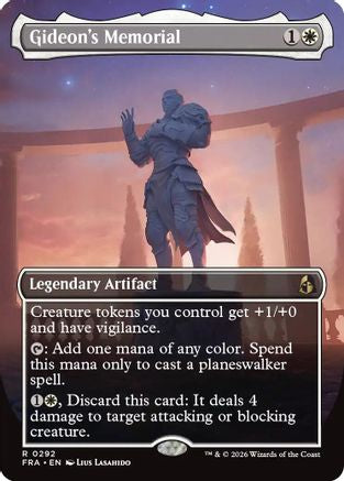 Gideon's Memorial (Borderless) (FRA-292) - rare