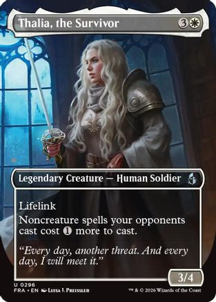 Thalia, the Survivor (Borderless) (FRA-296) - uncommon