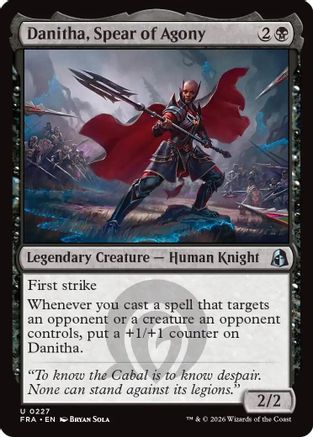 Danitha, Spear of Agony (FRA-227) - uncommon - Foil
