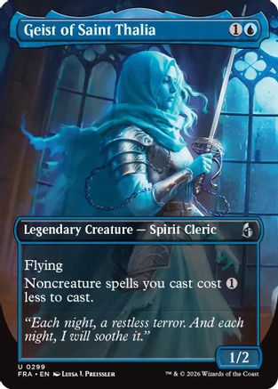 Geist of Saint Thalia (Borderless) (FRA-299) - uncommon - Foil