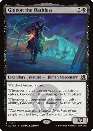 Gideon the Oathless (FRA-230) - rare - Foil