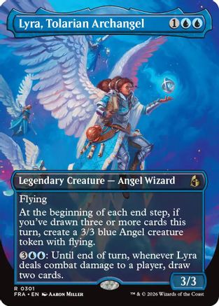 Lyra, Tolarian Archangel (Borderless) (FRA-301) - rare - Foil