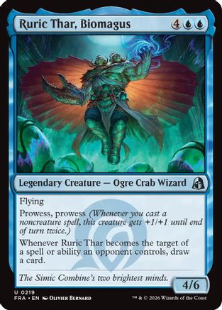 Ruric Thar, Biomagus (FRA-219) - uncommon - Foil