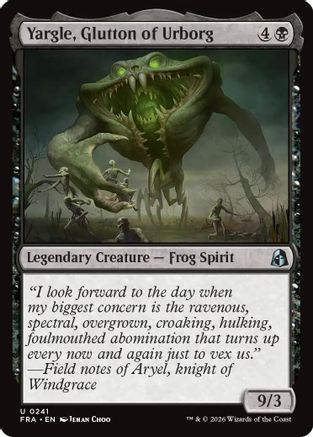 Yargle, Glutton of Urborg (FRA-241) - uncommon - Foil