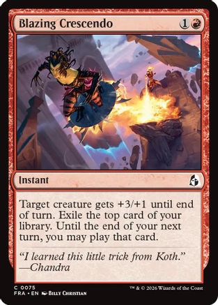 Blazing Crescendo (FRA-075) - common