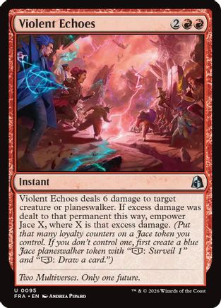Violent Echoes (FRA-095) - uncommon - Foil