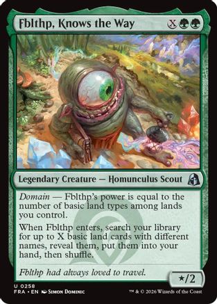 Fblthp, Knows the Way (FRA-258) - uncommon - Foil