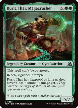 Ruric Thar, Magecrusher (FRA-265) - uncommon - Foil