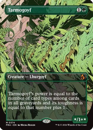 Tarmogoyf (Borderless) (FRA-374) - mythic - Foil