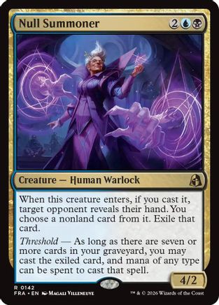 Null Summoner (FRA-142) - rare - Foil