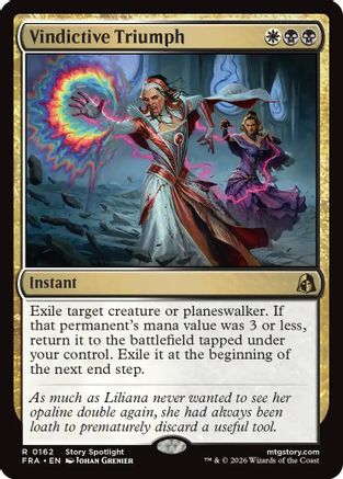 Vindictive Triumph (FRA-162) - rare - Foil