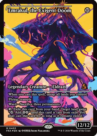 Emrakul, the Exigent Doom (Showcase) (FRA-403) - mythic - Foil