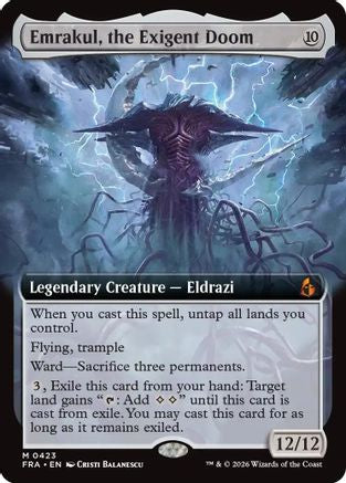 Emrakul, the Exigent Doom (Extended Art) (FRA-423) - mythic - Foil