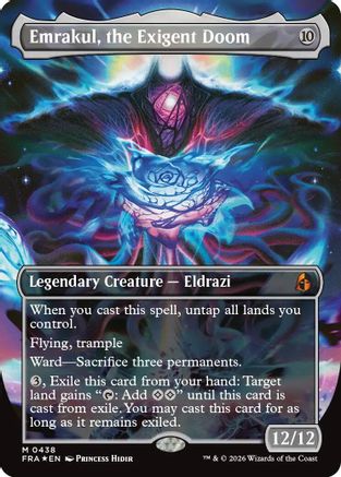 Emrakul, the Exigent Doom (Borderless) (FRA-438) - mythic - Foil