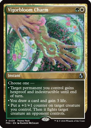 Vigorbloom Charm (PPFRA-436) - promo - Foil
