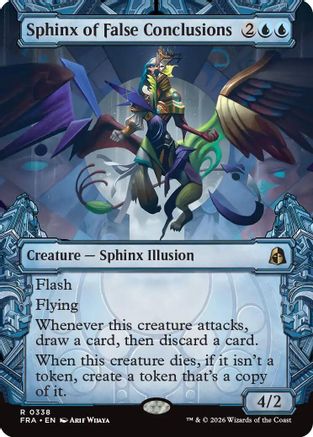 Sphinx of False Conclusions (Showcase) (FRA-338) - rare