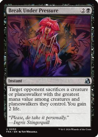 Break Under Pressure (FRA-050) - uncommon - Foil