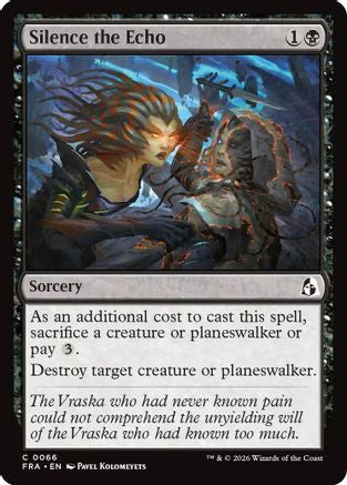 Silence the Echo (FRA-066) - common - Foil