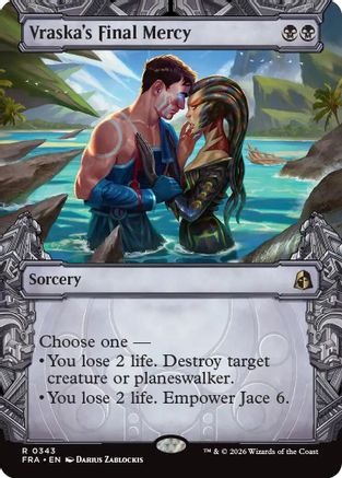 Vraska's Final Mercy (Showcase) (FRA-343) - rare