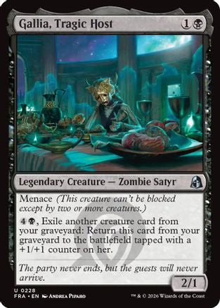 Gallia, Tragic Host (FRA-228) - uncommon - Foil