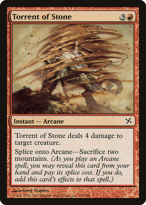 Torrent of Stone (BOK-119) - common - Foil
