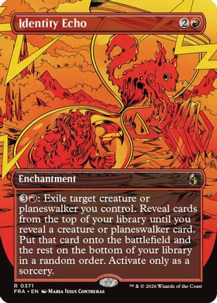 Identity Echo (Borderless) (FRA-371) - rare - Foil