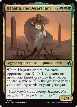 Hapatra, the Desert Fang (FRA-271) - uncommon