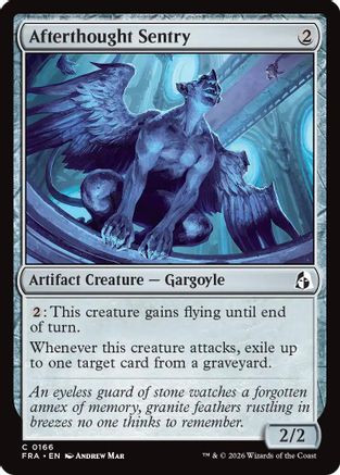 Afterthought Sentry (FRA-166) - common