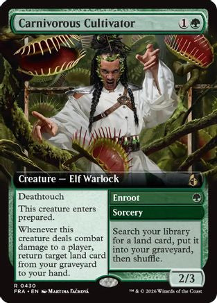 Carnivorous Cultivator (Extended Art) (FRA-430) - rare