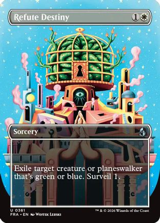 Refute Destiny (Borderless) (FRA-361) - uncommon