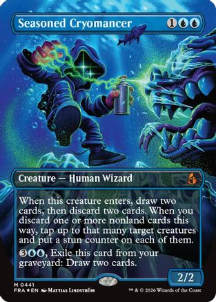 Seasoned Cryomancer (Borderless) (0441) (FRA-441) - mythic - Foil