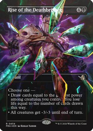 Rise of the Deathbringer (Borderless) (Facet Foil) (FRA-454) - rare - Foil