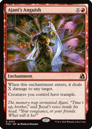 Ajani's Anguish (FRA-072) - rare