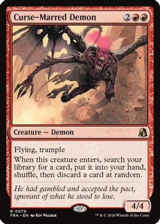Curse-Marred Demon (FRA-079) - rare - Foil