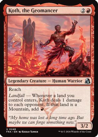 Koth, the Geomancer (FRA-248) - uncommon - Foil