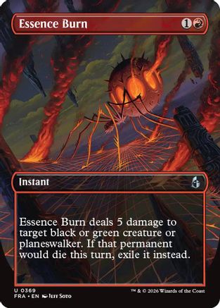 Essence Burn (Borderless) (FRA-369) - uncommon