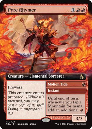 Pyre Rhymer (Extended Art) (FRA-429) - rare