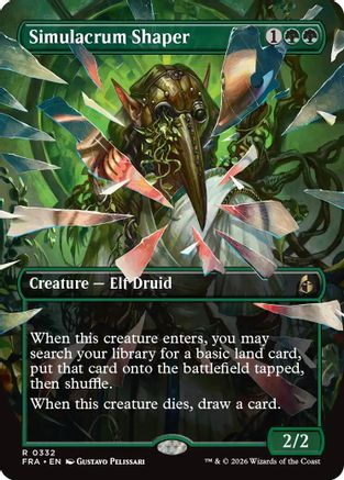 Simulacrum Shaper (Borderless) (FRA-332) - rare