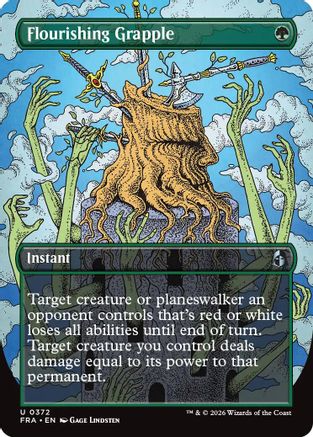 Flourishing Grapple (Borderless) (FRA-372) - uncommon