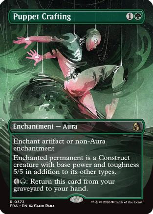 Puppet Crafting (Borderless) (FRA-373) - rare