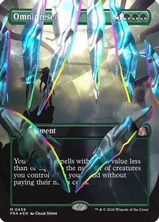 Omnipresence (Borderless) (Facet Foil) (0459) (FRA-459) - mythic - Foil
