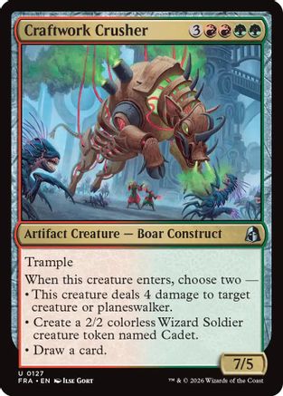Craftwork Crusher (FRA-127) - uncommon