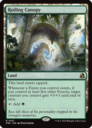Roiling Canopy (FRA-187) - rare - Foil