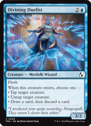 Divining Duelist (FRA-029) - common - Foil